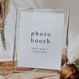 EMELIA Boho Printable Wedding Photo Booth Sign Poster