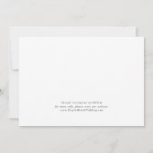 EMELIA Boho Trendy Fotominimalistische Unieke Huwe Save The Date (Achterkant)