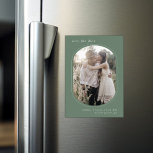 EMELIA Foto Woodland Forest Wedding Save the Date Magnetische Uitnodiging