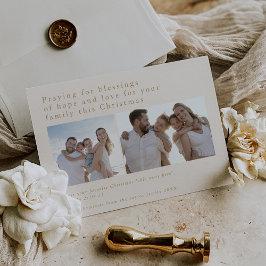 EMELIA Gold Photo Unieke Bijbelcitaten Kerst Feestdagenkaart