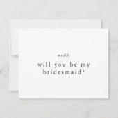 EMELIA, jij bent mijn bruidsmeisje voorstel Kaarte Kaart (Voorkant)