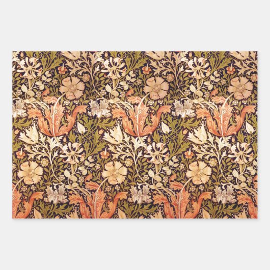 Emelia, Mandinka en William Morris Inpakpapier Vel (Voorkant 3)