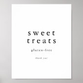 EMELIA Minimalist Unieke Eenvoudige Zoete Traktati Poster (Voorkant)