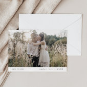 EMELIA Moderne Boho Foto Rustiek Minimalistische H Save The Date