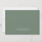 EMELIA Mountain 2 foto Modern Forest Boho Wedding Save The Date (Achterkant)