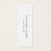 EMELIA Retail Hang Labels Kledinglabel Prijs Label Mini Visitekaartjes (Voorkant)