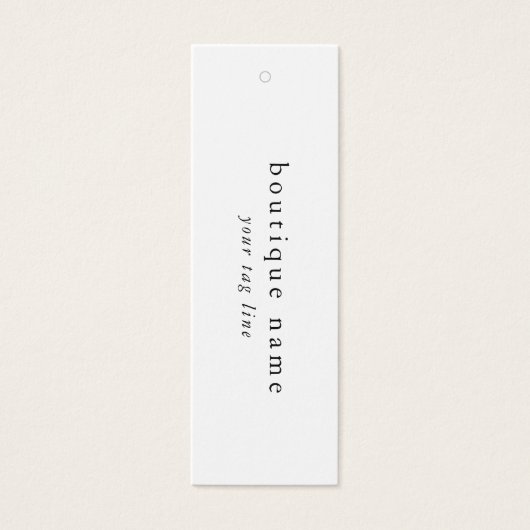 EMELIA Retail Hang Labels Kledinglabel Prijs Label Mini Visitekaartjes (Voorkant)