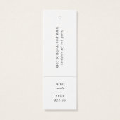 EMELIA Retail Hang Labels Kledinglabel Prijs Label Mini Visitekaartjes (Achterkant)