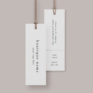 EMELIA Retail Hang Labels Kledinglabel Prijs Label Mini Visitekaartjes