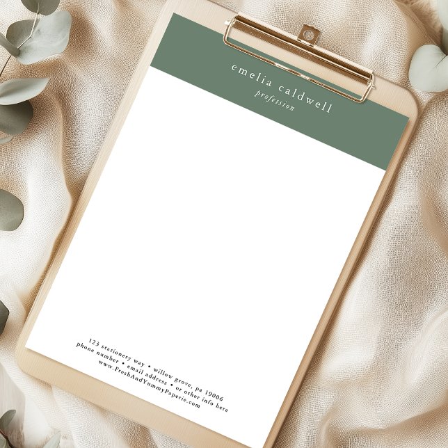 EMELIA Sage Personal Business Professional Company Briefhoofd (EMELIA Sage Personal Business Professional Company Letterhead)