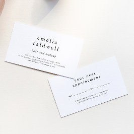 EMELIA Simple Boho Moderne herinnering voor kleine Afsprakenkaartje