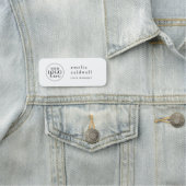 EMELIA Simple Company Logo Medewerker Magnetisch Naamplaatje (In situ)