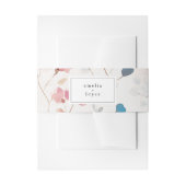 EMELIA Soft Waterverf Floral Wildflower Wedding Uitnodigingen Wikkel (Voorkant Voorbeeld)