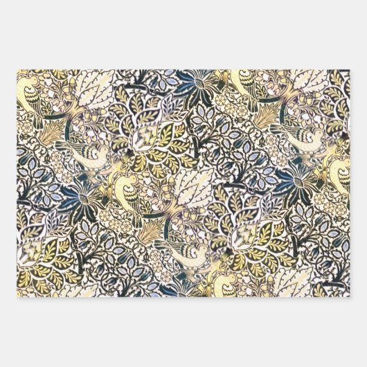 Emelia, Teasel en Fleuresse Inpakpapier Vel (Voorkant 2)