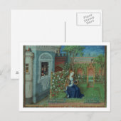 Emelye in haar tuin. De gedetineerde ridders Palam Briefkaart (Voorkant / Achterkant)