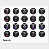 emens met otter | Halloween Matching Ronde Sticker (Vel)