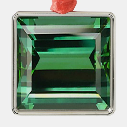 Emerald 3 metalen ornament (Voorkant)