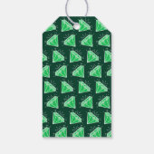 Emerald 55th bruiloft party ring cadeaulabel (Achterkant)