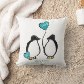 Emerald 55th bruiloft pinguïn cadeau voor pinguïn kussen (Deken)