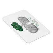 Emerald 55th oliephant bruiloft magneet (Rechterzijde)