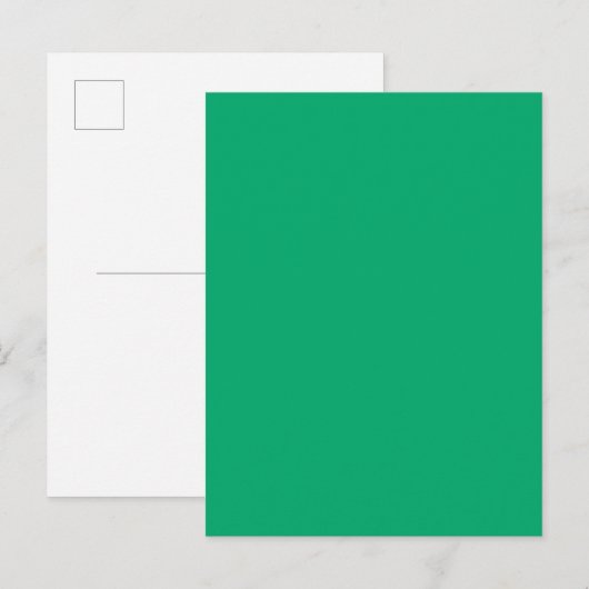 Emerald Aangepaste Uitnodiging Postcard Briefkaart (Voorkant / Achterkant)