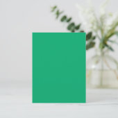 Emerald Aangepaste Uitnodiging Postcard Briefkaart (Staand voorkant)