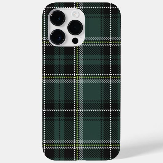 Emerald Academic Plaid Case-Mate iPhone Case (Achterkant)