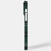 Emerald Academic Plaid Case-Mate iPhone Case (Achterkant / Links)