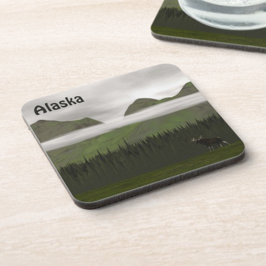 Emerald Alaska Bier Onderzetter (Linkerzijde)