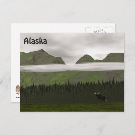 Emerald Alaska Briefkaart (Voorkant / Achterkant)