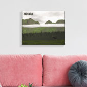 Emerald Alaska Canvas Afdruk (Insitu (Woonkamer))