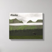 Emerald Alaska Canvas Afdruk (Voorkant)