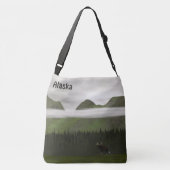 Emerald Alaska Crossbody Tas (Achterkant)
