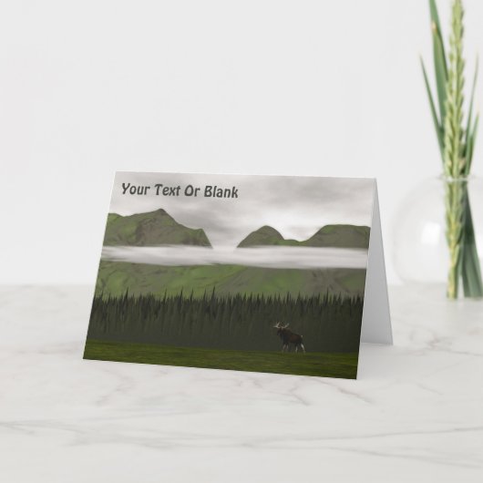 Emerald Alaska Feestdagen Kaart (Voorkant)