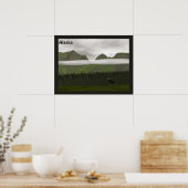 Emerald Alaska Poster (Keuken)