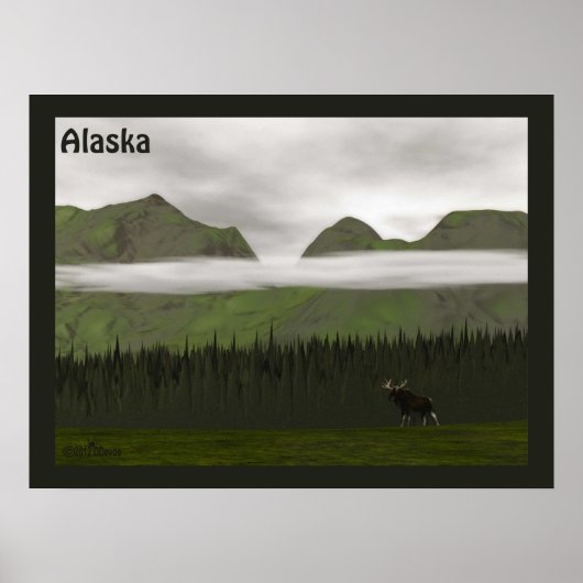 Emerald Alaska Poster (Voorkant)