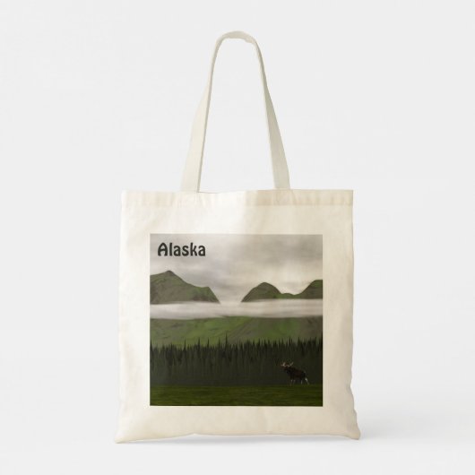 Emerald Alaska Tote Bag (Achterkant)