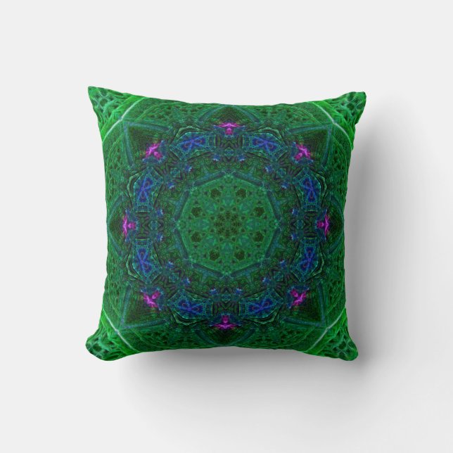 Emerald Amethyst Sapphire Dome Pillow Kussen (Voorkant)