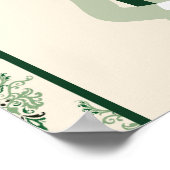 Emerald Anand Karaj Sikh Bruiloft Welkomstbord Poster (Hoek)