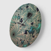 Emerald and Gold Mandelbrot Grote Klok (Hoek)