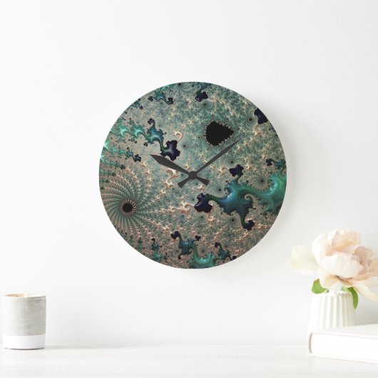 Emerald and Gold Mandelbrot  Grote Klok (Huis)