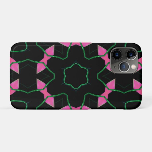 Emerald and Pink Kaleidoscope Case-Mate iPhone Case (Achterkant (horizontaal))