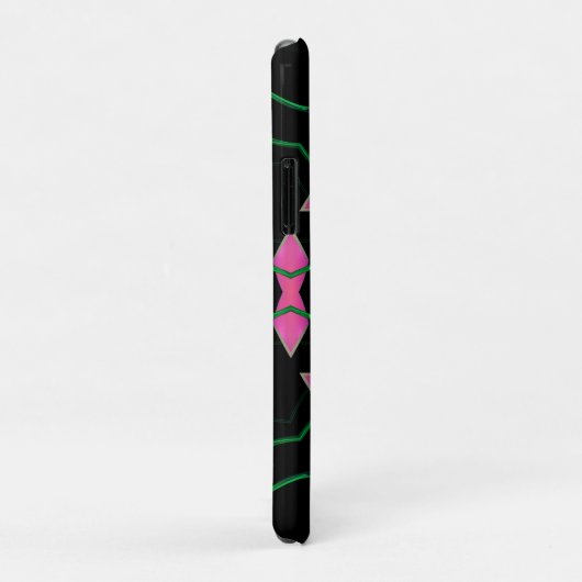 Emerald and Pink Kaleidoscope Case-Mate iPhone Case (Achterkant/rechts)