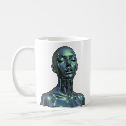 Emerald Android Schoonheid Koffiemok (Links)