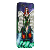 Emerald Angel iPhone 5/5s Matte hoesje van CaseSav iPhone Hoesje (Achterkant Rechts)