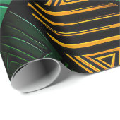 Emerald Ankara Elegance - Groen Afrikaans Ankara Cadeaupapier (Rol Hoek)