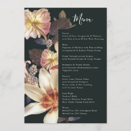 Emerald Antiek Vintage Wedding Menu