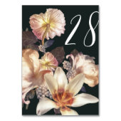 Emerald Antiek Vintage Wedding Table Numbers Kaart (Voorkant)