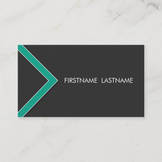 Emerald Arrow Personal Networking Visitekaartjes (Voorkant)