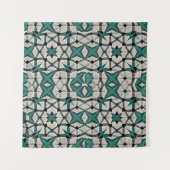 Emerald-as abstract geometrisch patroon 1284 wandkleed (Voorkant (horizontaal))